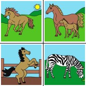 horses coloring game